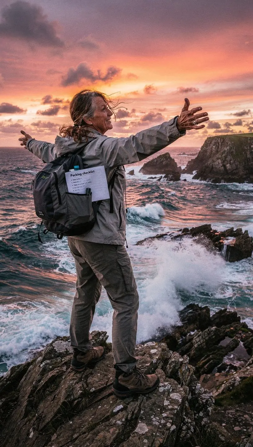 A route map showcasing popular trails and attractions across the stunning Irish countryside.